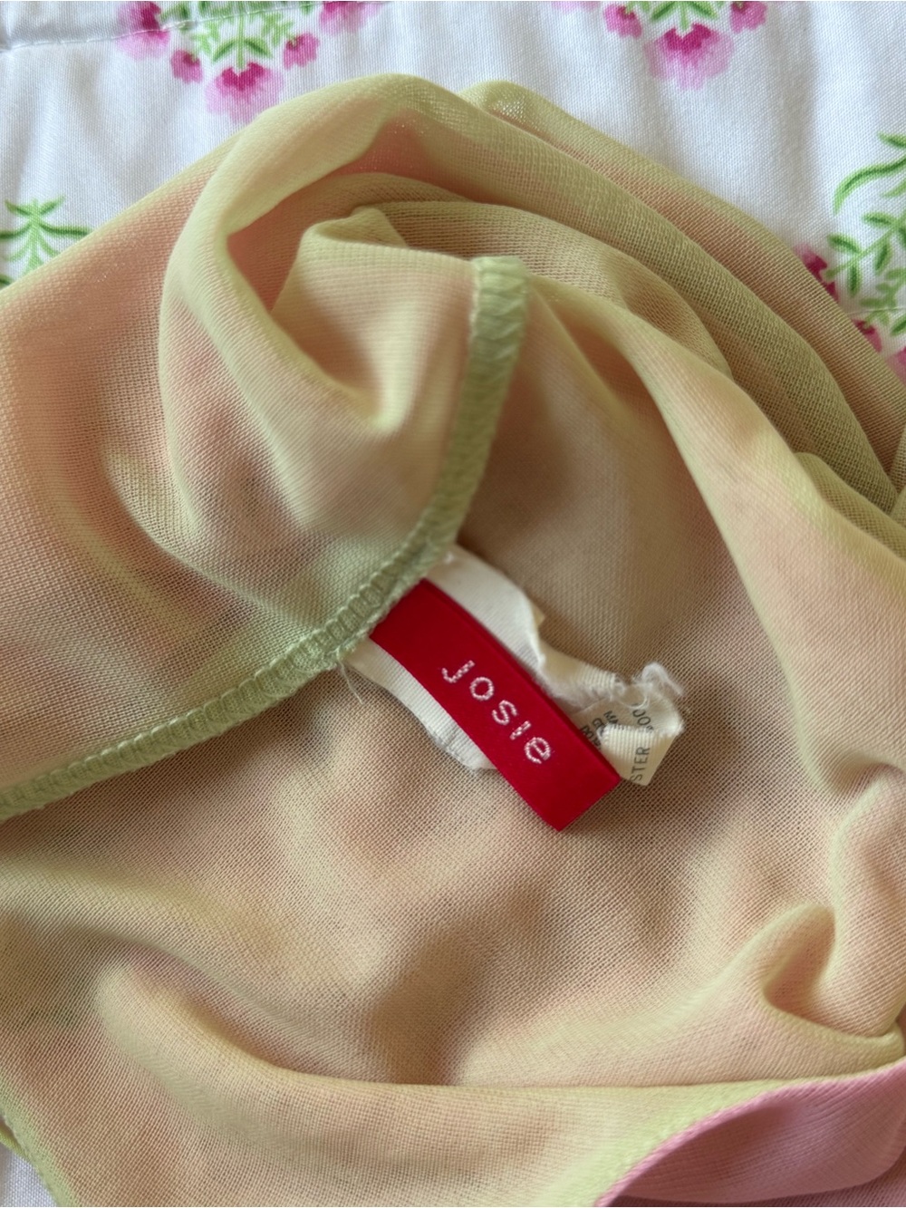 Josie Pink Slip Chemise with Contrast Hem - Women Intimates - Picture 3 of 3